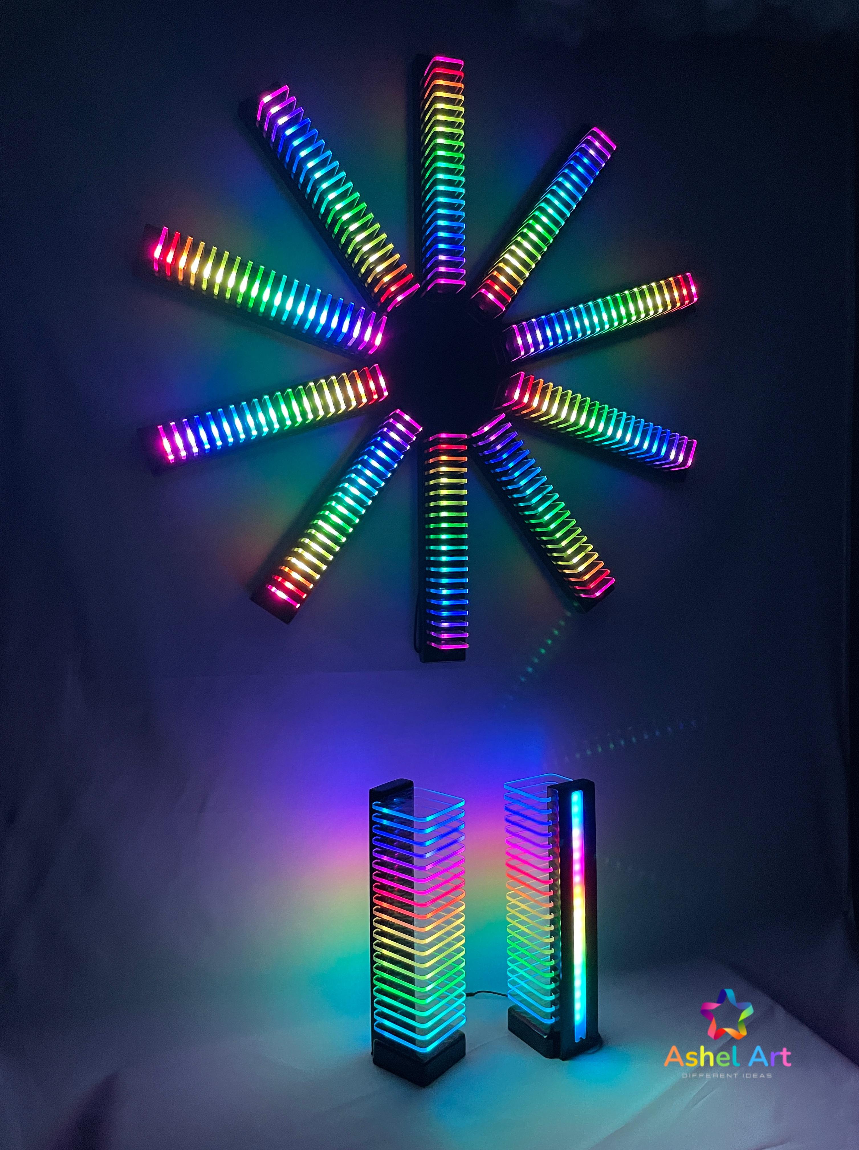 "Ashel Tower" RGB duvar dekoru- Led ekolayzer