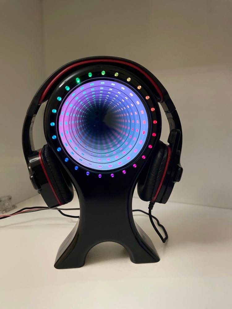 Ashel Infinity Mirror Headset Stand