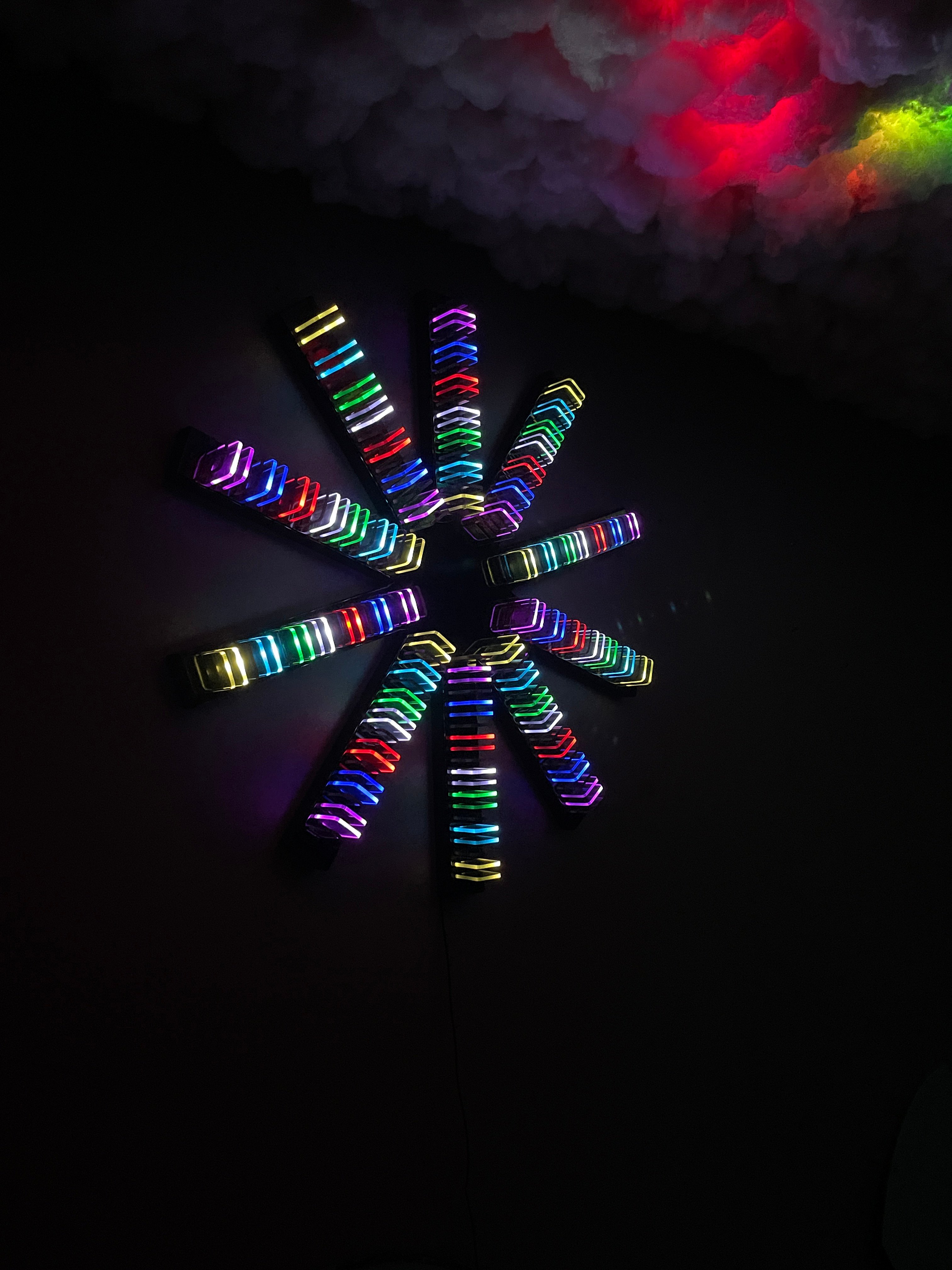 "Ashel Tower" RGB duvar dekoru- Led ekolayzer