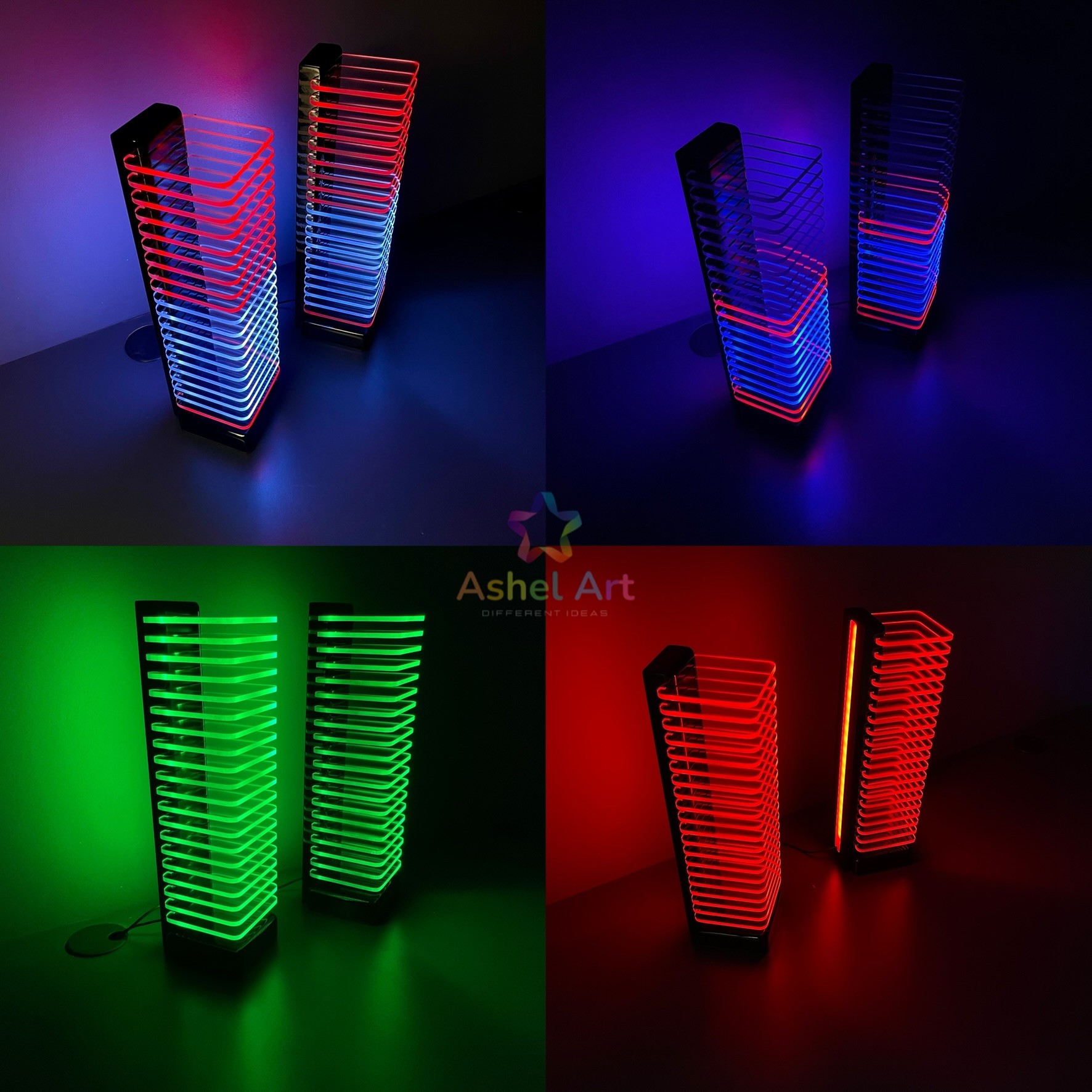 "Ashel Tower" RGB led kule (38cm)