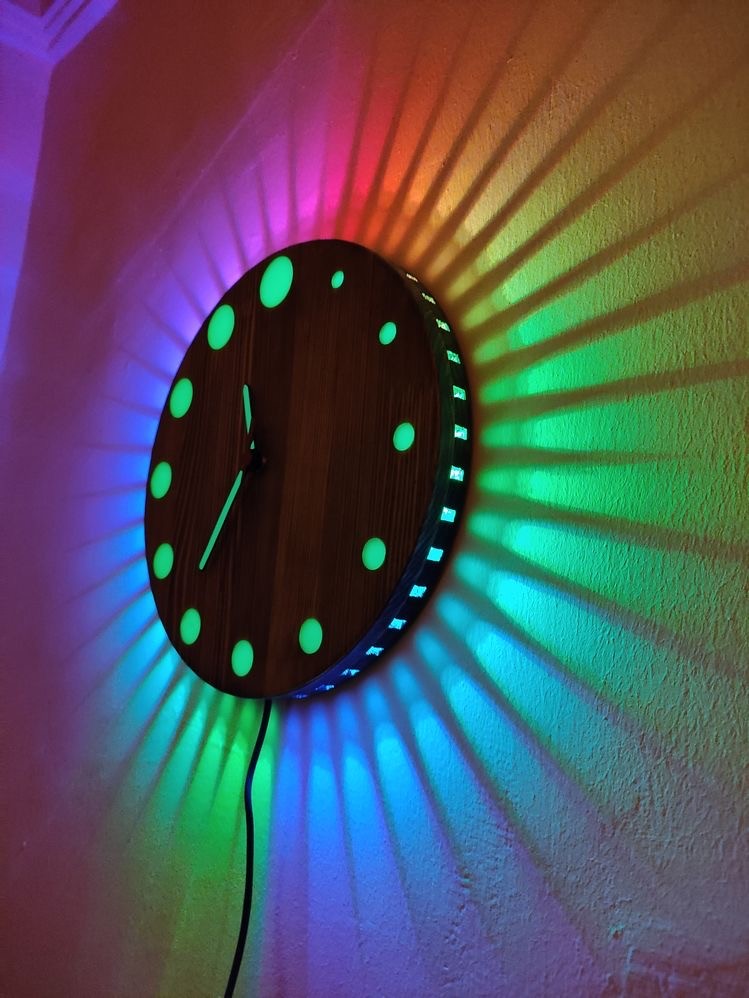 Ashel Epoxy Resin Wall Clock