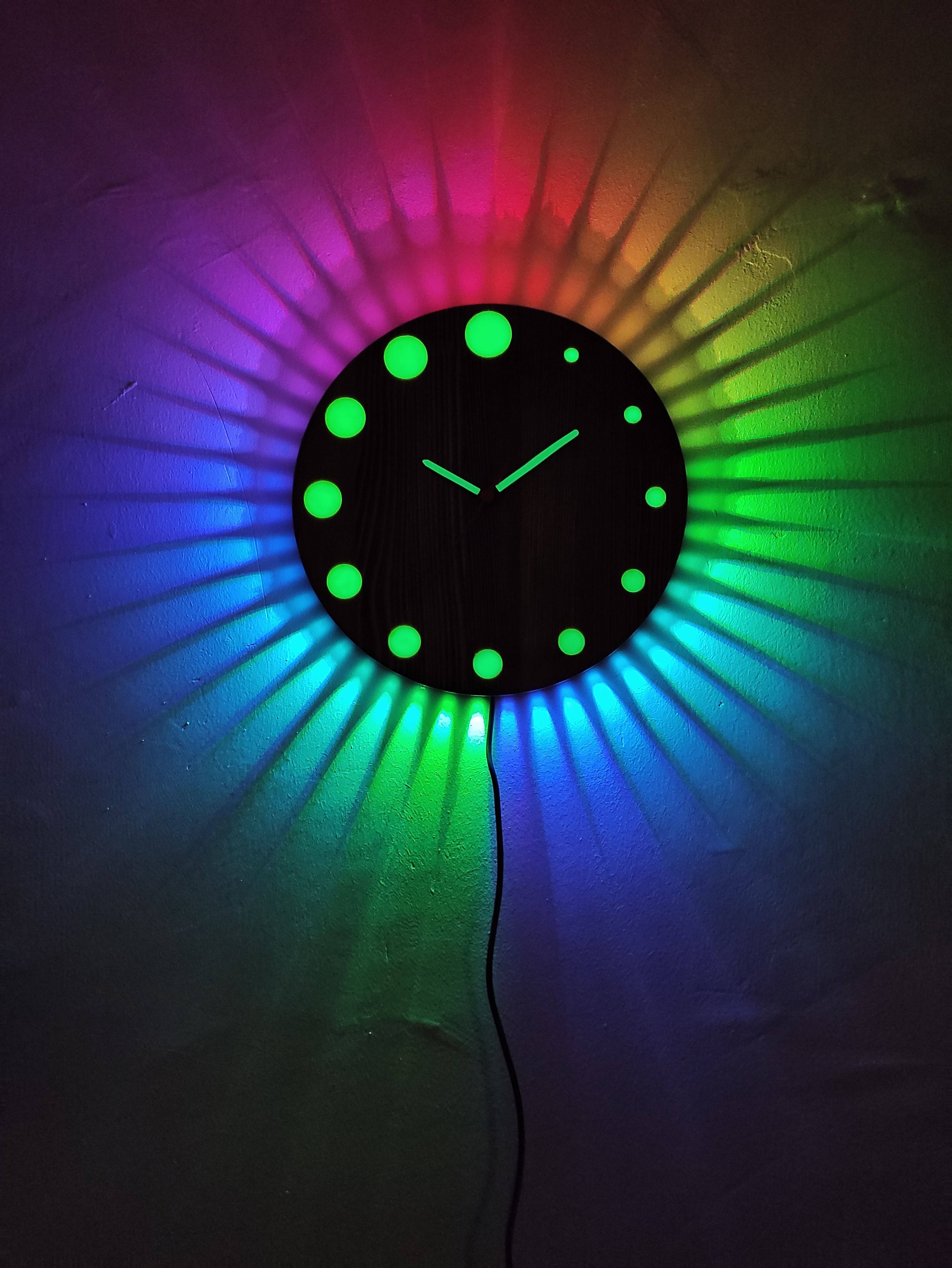 Ashel Epoxy Resin Wall Clock