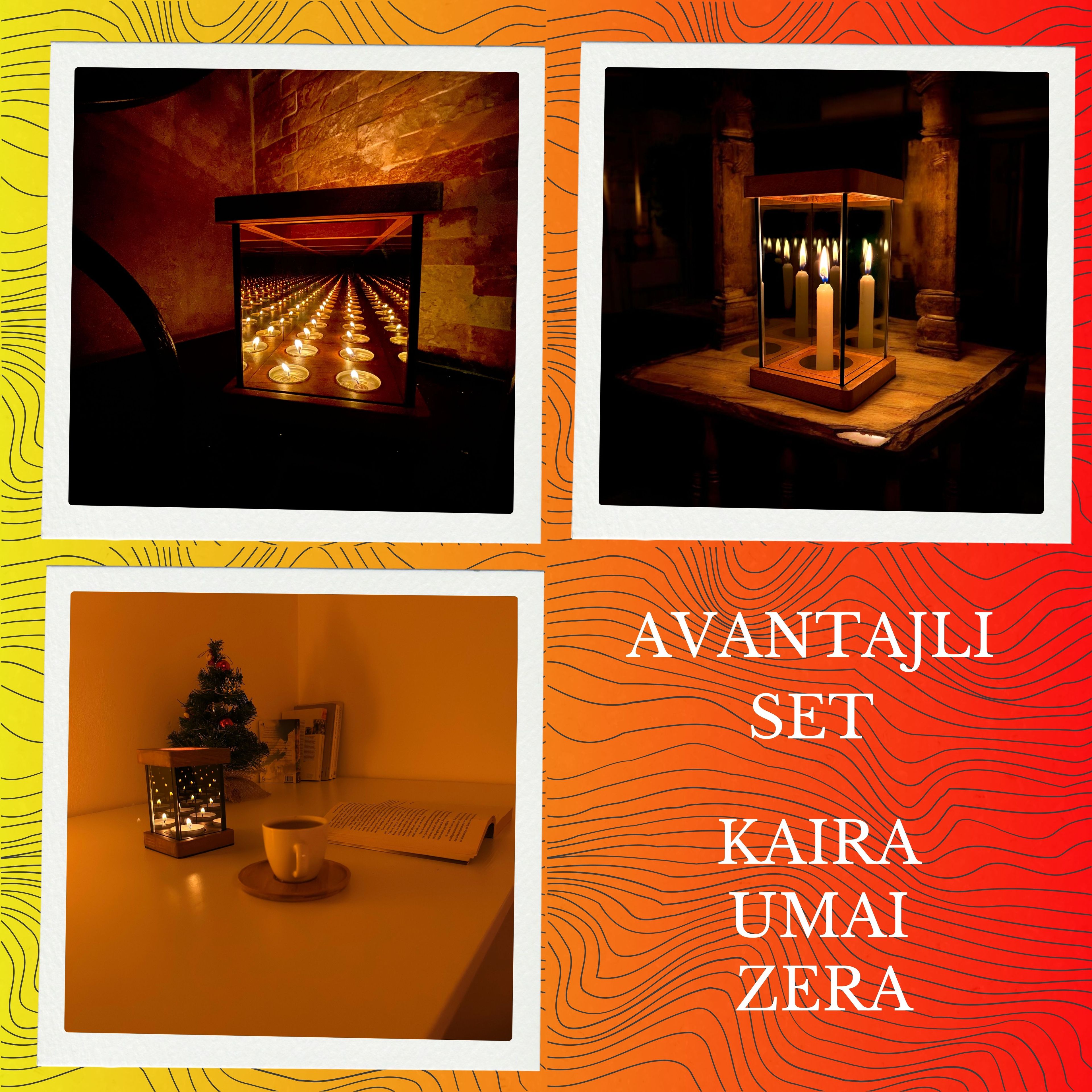 Kaira + Umai + Zera Sonsuzluk Efektli Mumluk Set