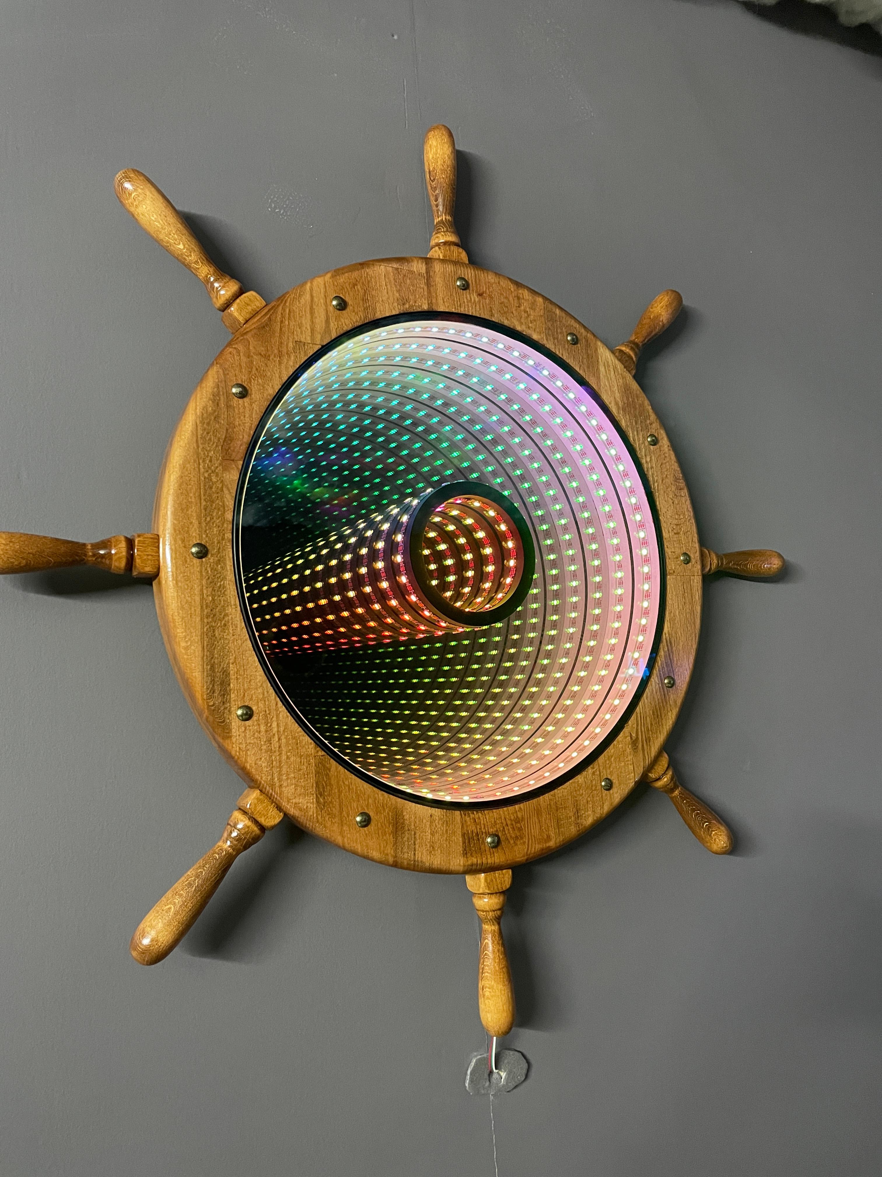 Ashel Infinity Mirror Ship Wheel