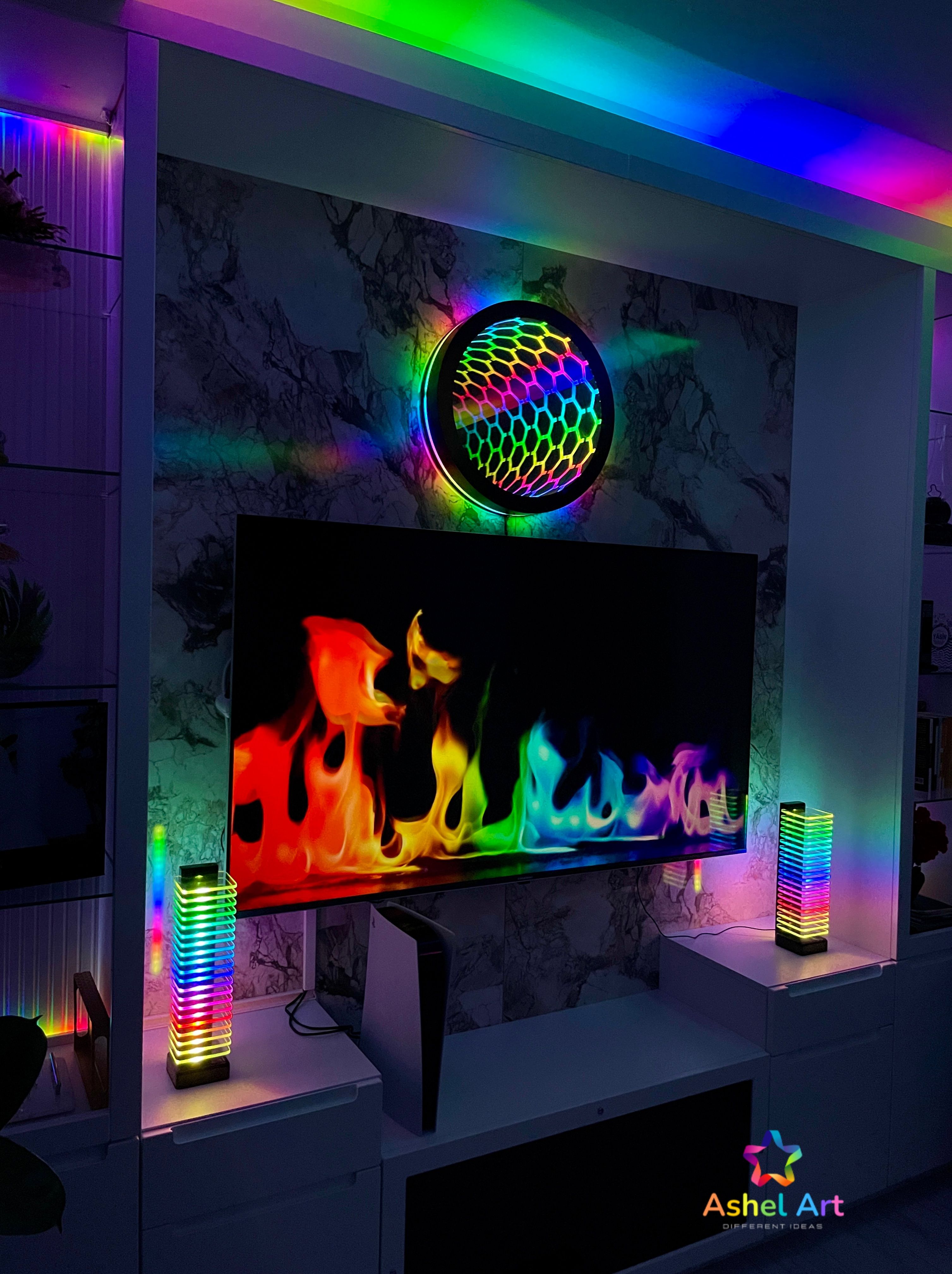 "Ashel Tower" RGB led kule (38cm)