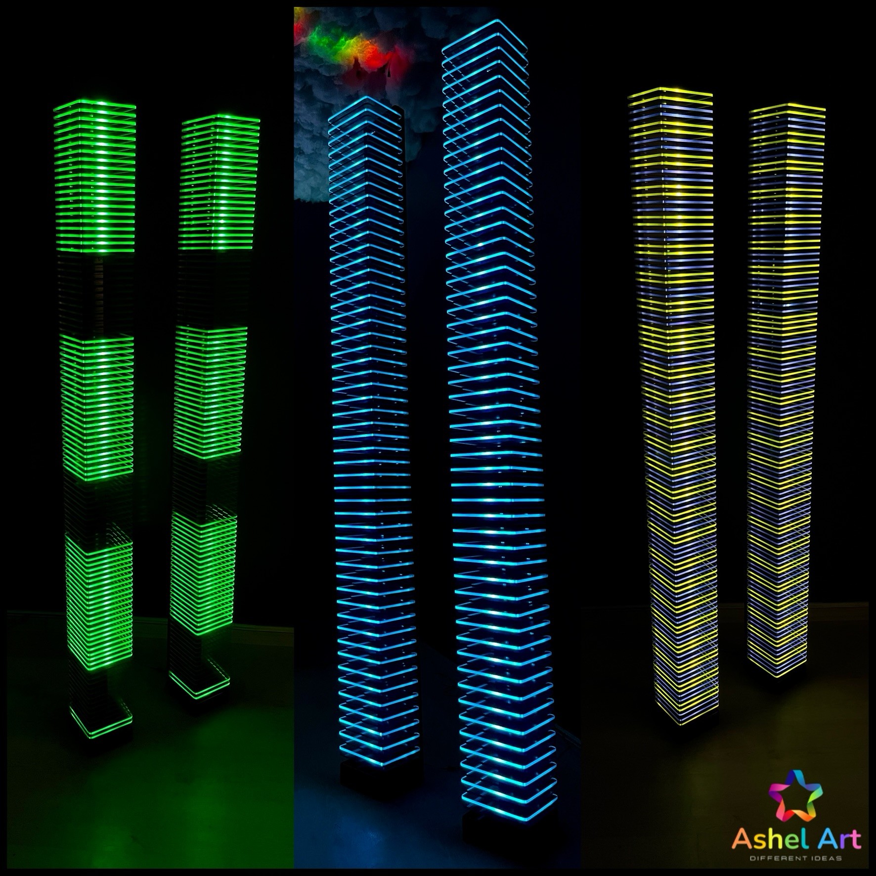 "Ashel Tower" RGB Led Kule (150cm)