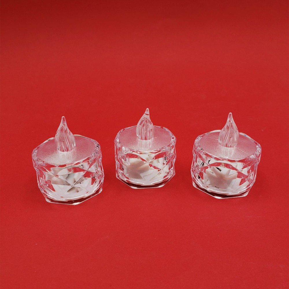 Kristal Led Mum (pilli)