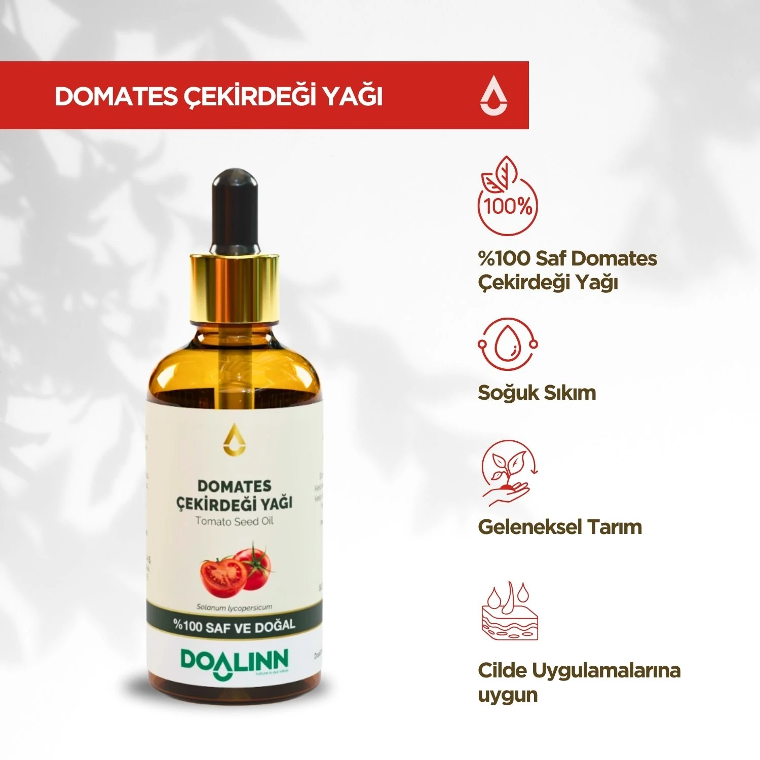 Domates Çekirdeği Yağı (Solanum lycopersicum)