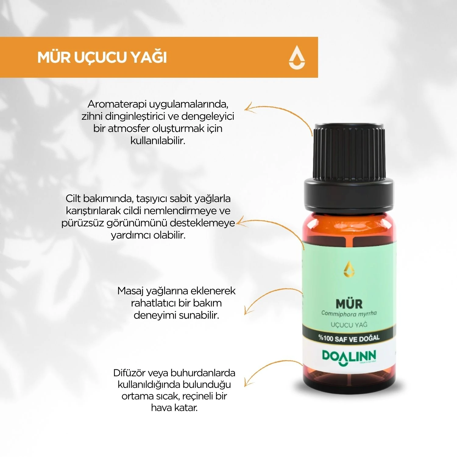 Mür Uçucu Yağı (Commiphora myrrha)