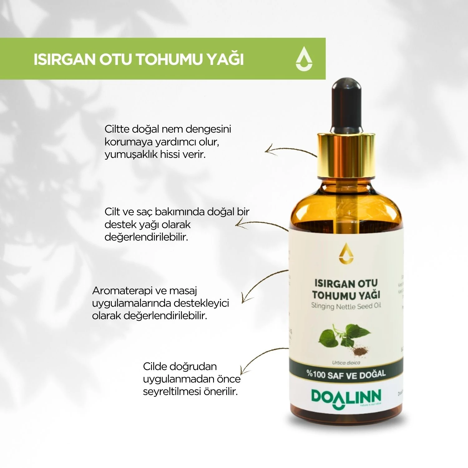 Isırgan Otu Tohumu Yağı (Urtica dioica)