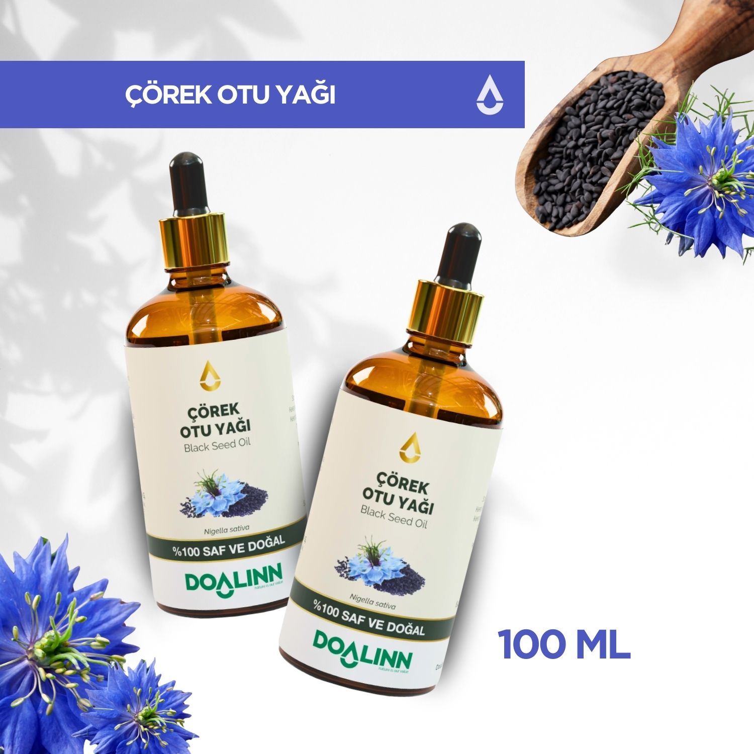 Çörek Otu Yağı (Nigella sativa) 100 ml.