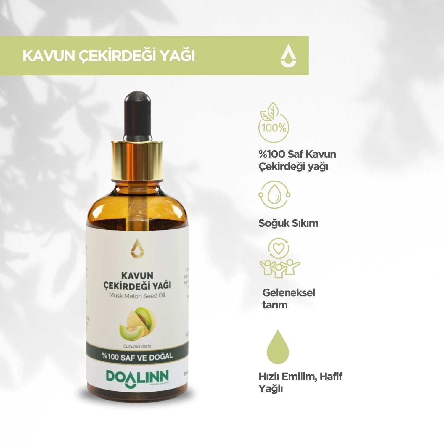 Kavun Çekirdeği Yağı (Cucumis melo)