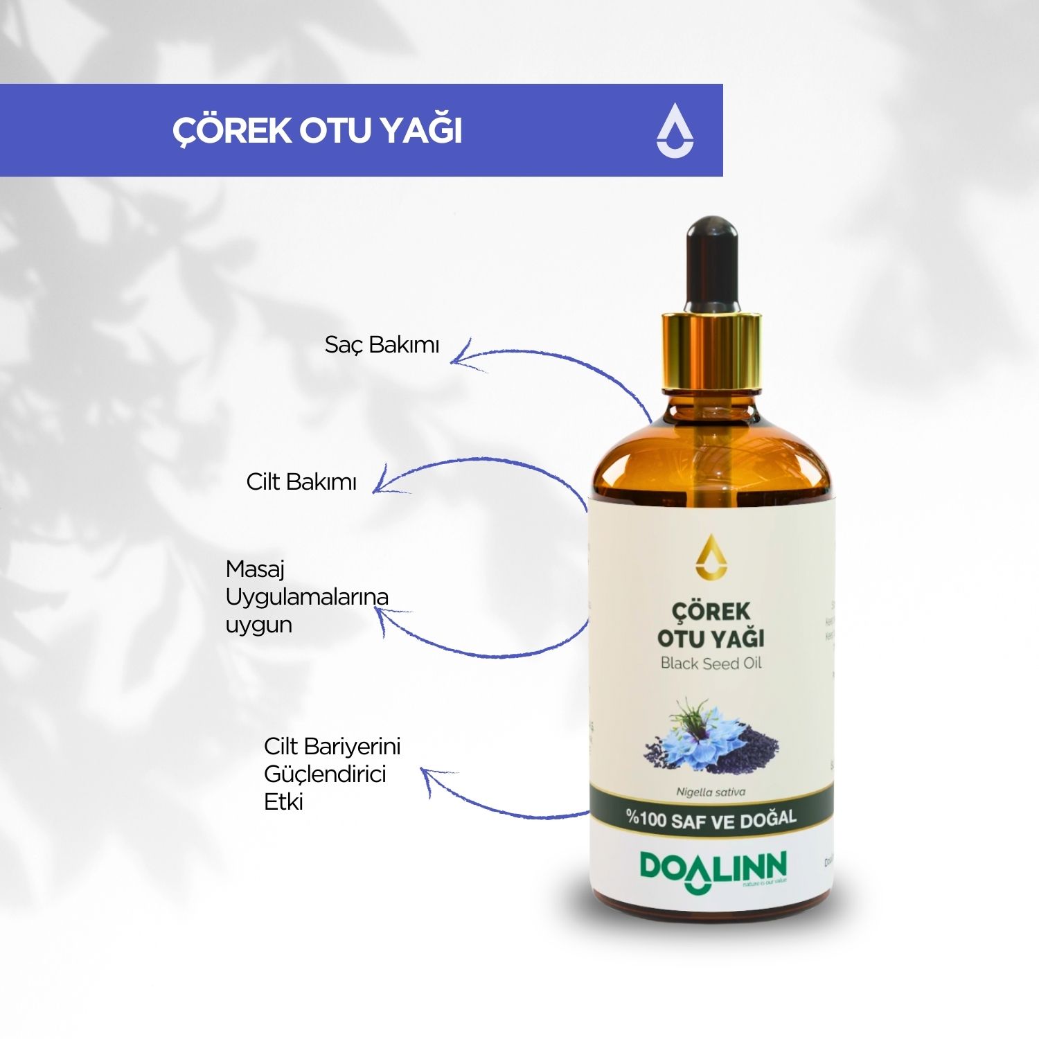 Çörek Otu Yağı (Nigella sativa) 100 ml.