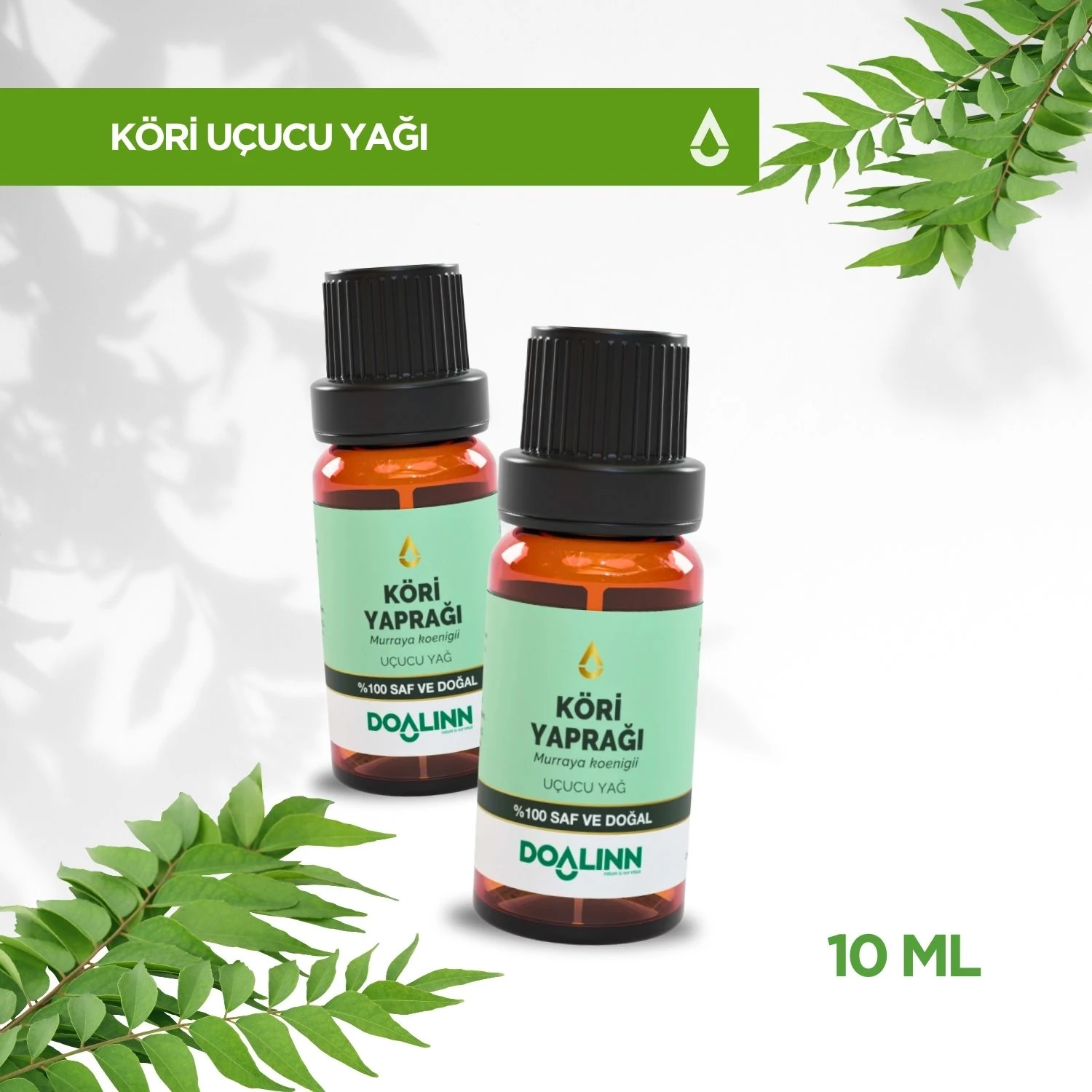 Köri Yaprağı Uçucu Yağı (Murraya koenigii) 10 ml.