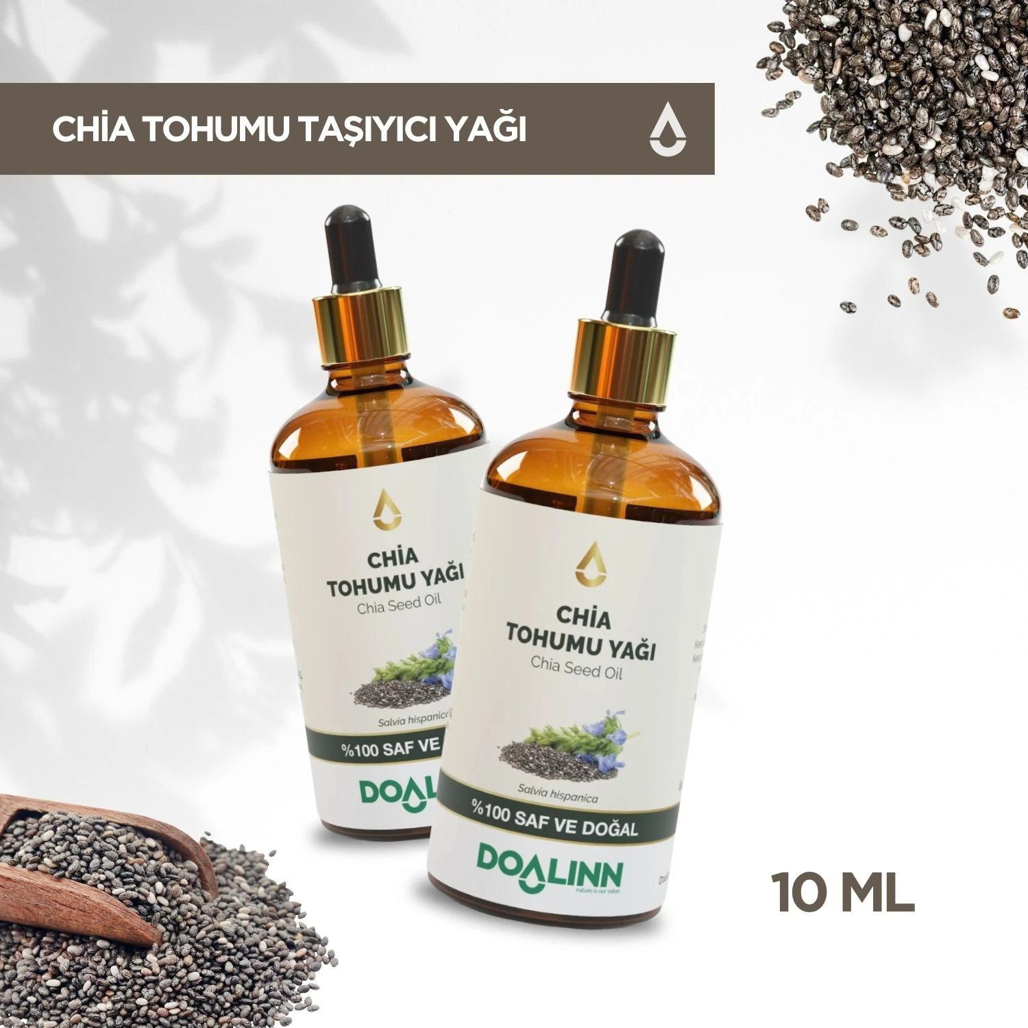 Çiya Tohumu Yağı (Salvia hispanica) 100 ml.