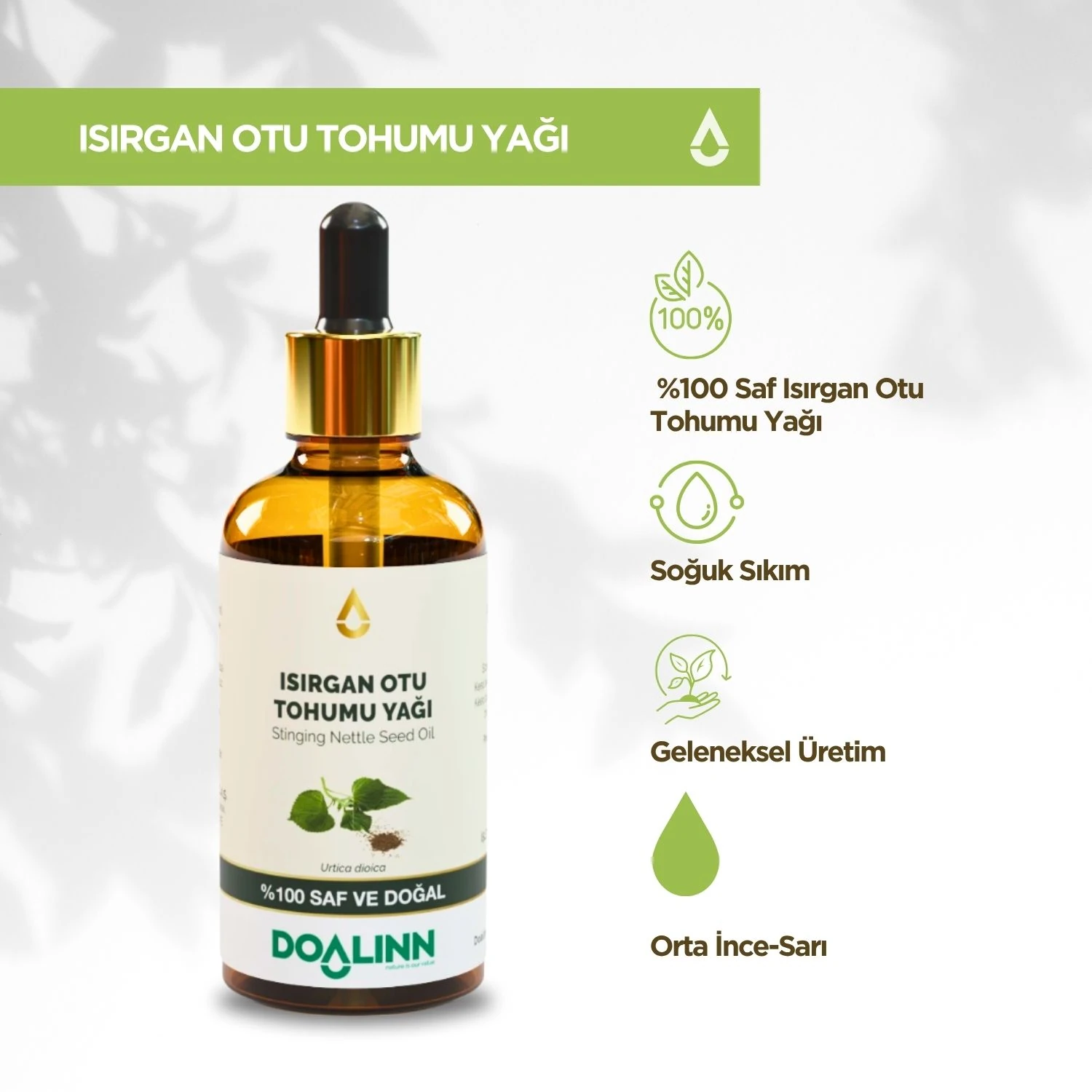 Isırgan Otu Tohumu Yağı (Urtica dioica)