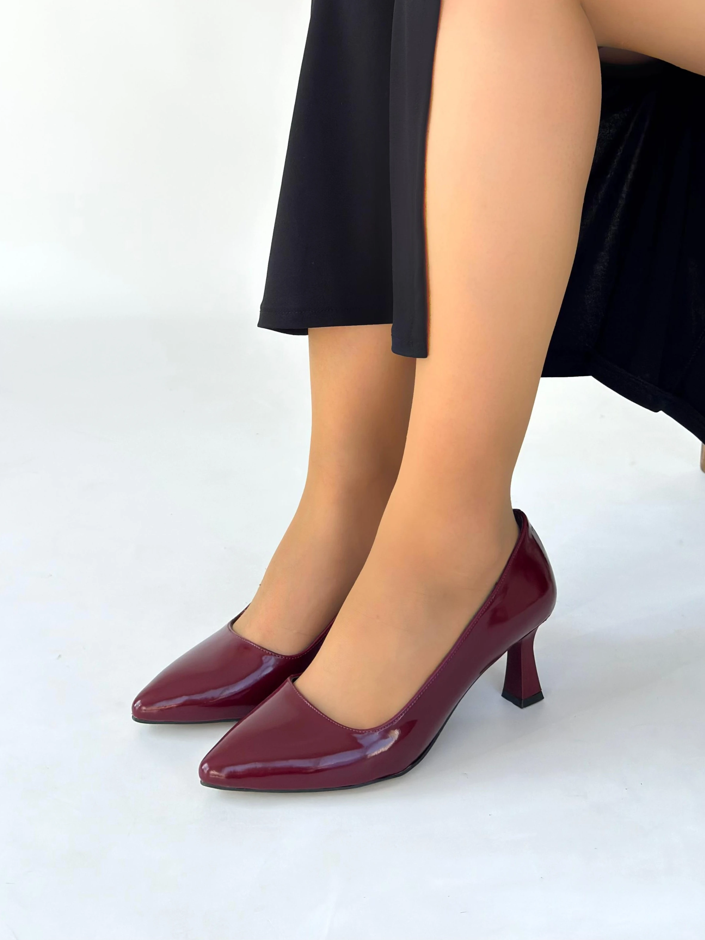 Fiona Model Günlük Kısa Topuklu Ayakkabı   - BorodRugan