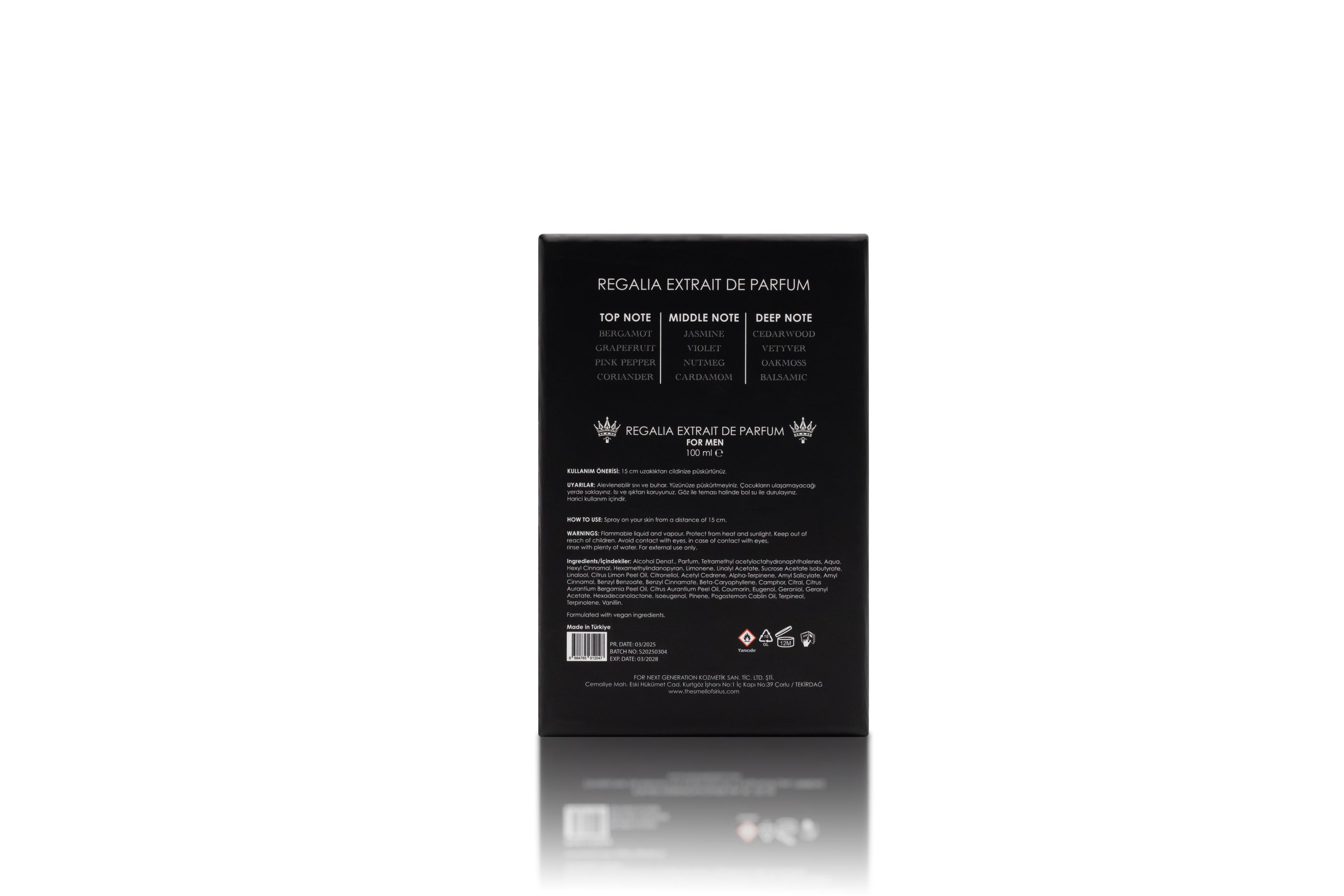 REGALIA EXTRAIT DE PARFUM FOR MEN