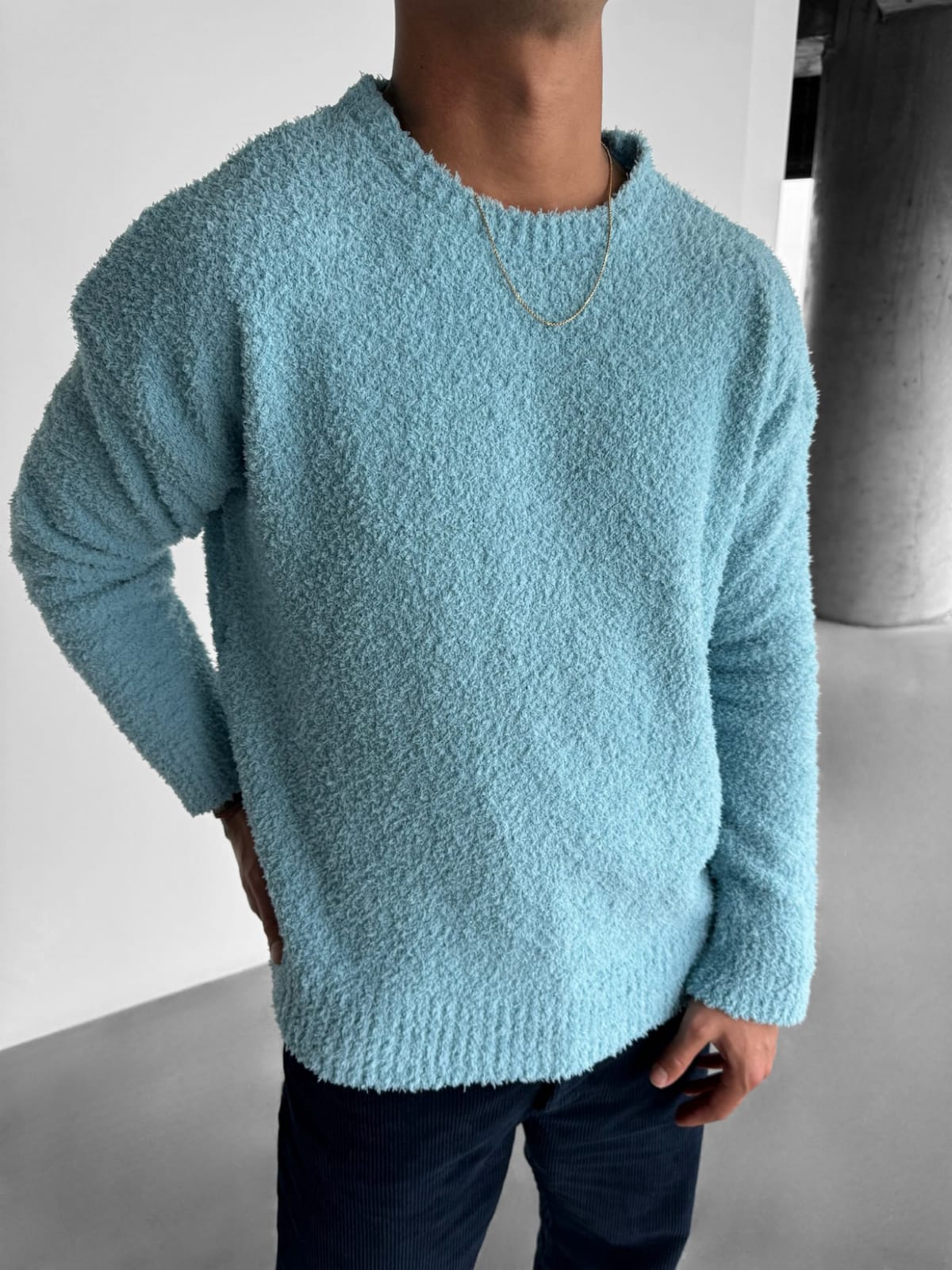 Peluş Kazak - Buz