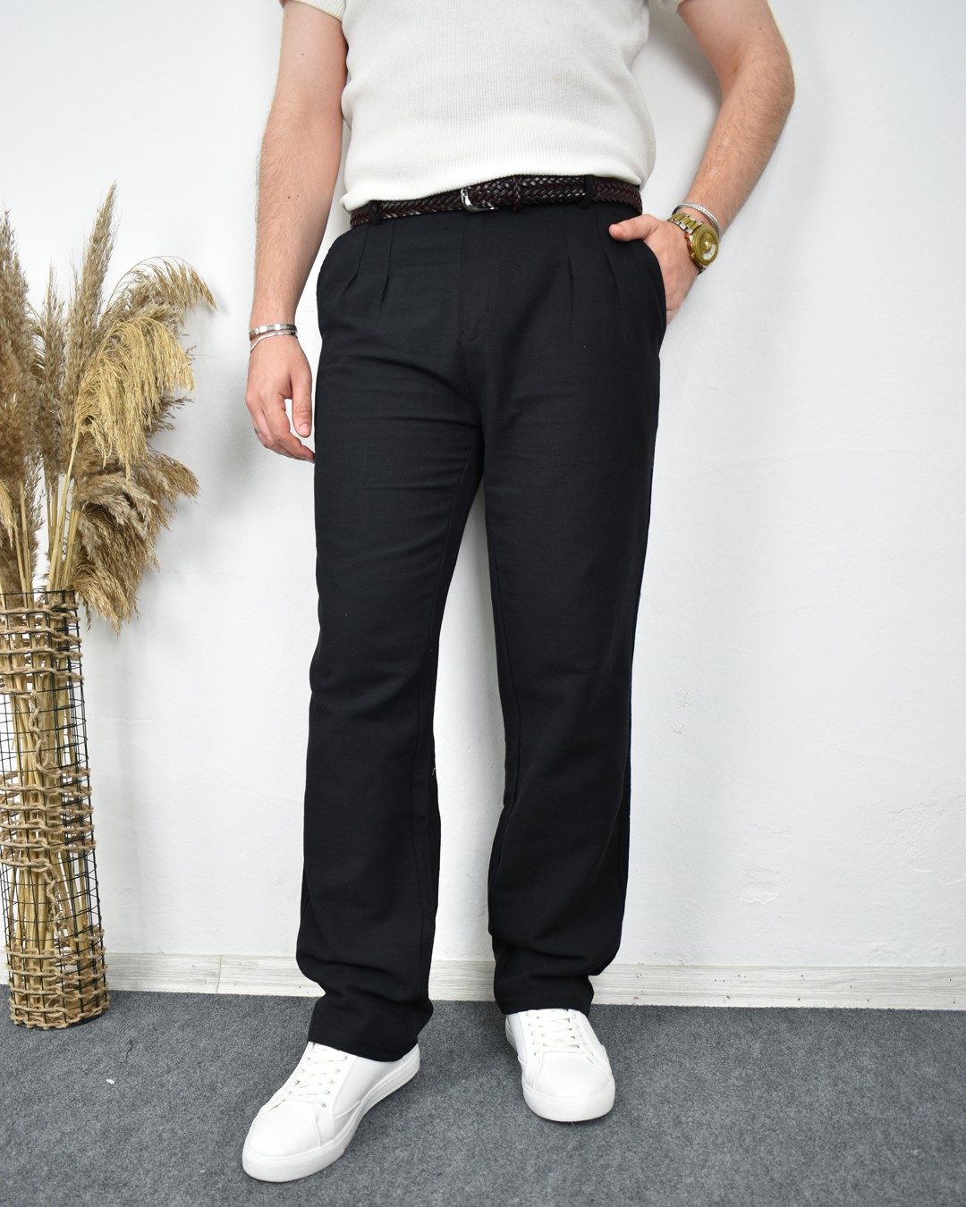 Keten Baggy Pantolon