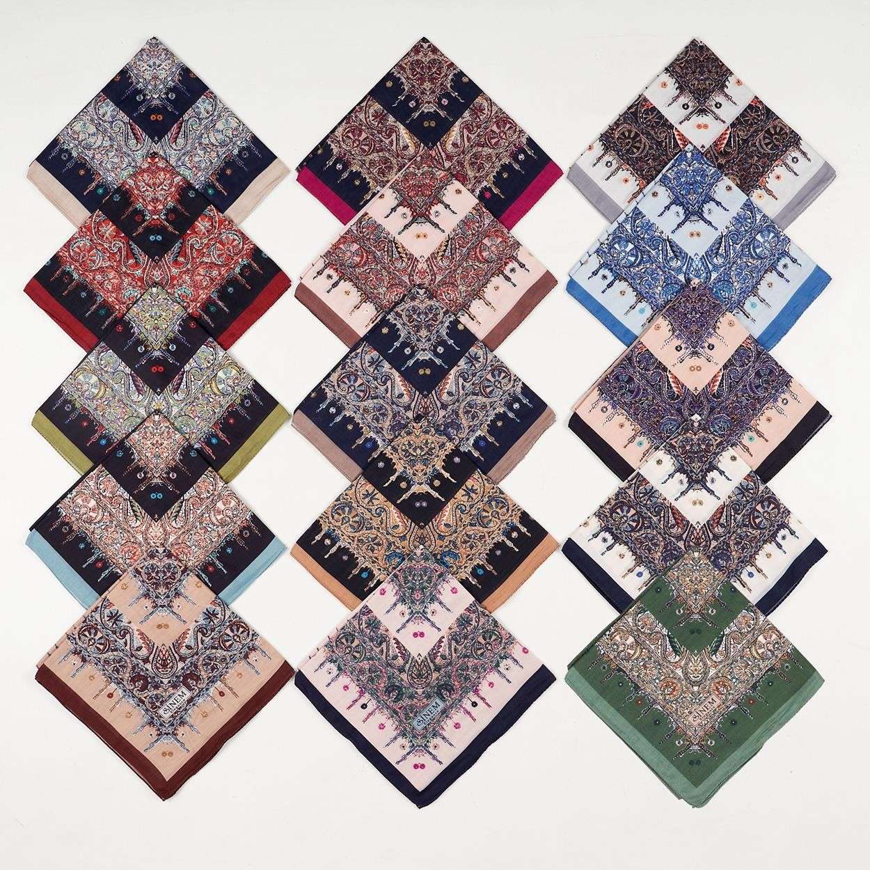 Sinem Elegance Digital İndia Dg-100 5682 Mix Paket Tülbent