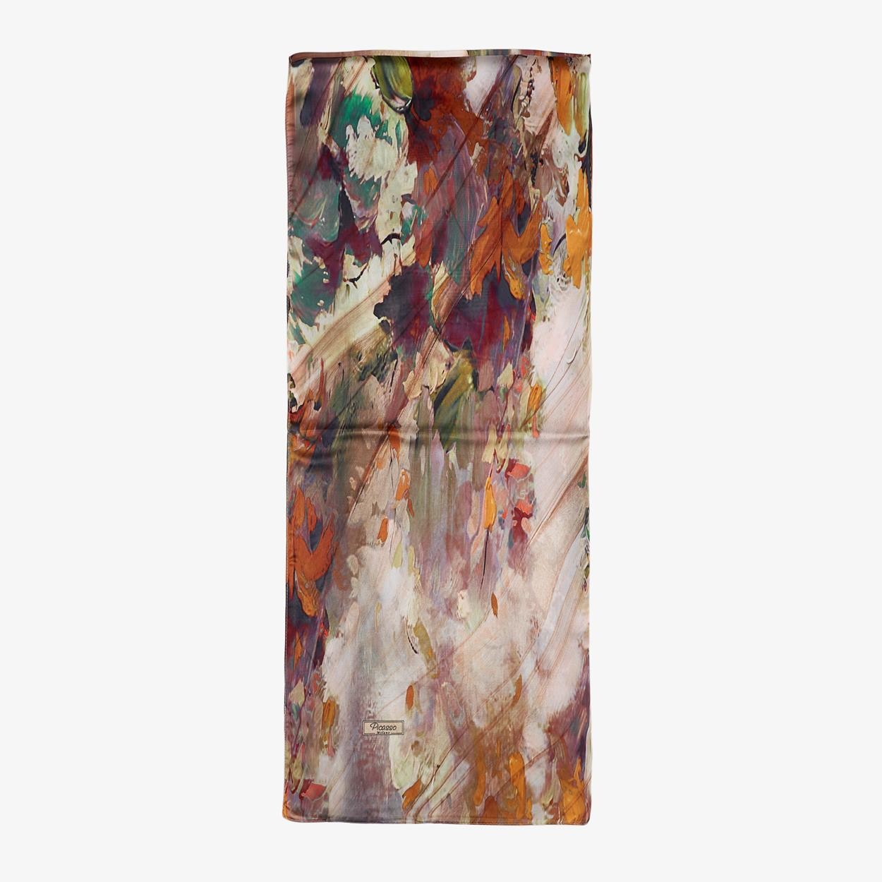 Picasso Hibrit Digital Saten Vual Dg-190 3004 Mix Paket Şal
