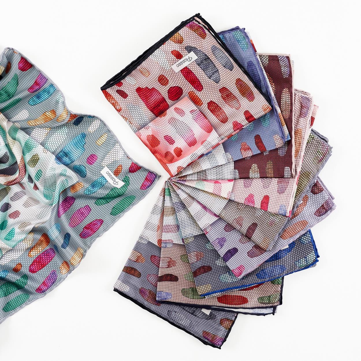 Picasso El Dikişli Hibrit Digital Kristal DG-100 AU09 Mix Paket Eşarp