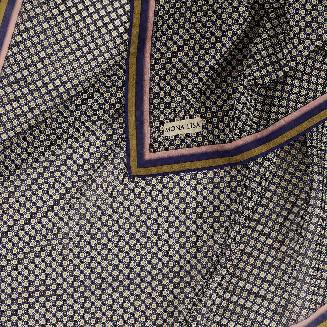 Monalisa Hand Stitched Digital Soft Cotton Dg-100 2895 Mix Package Scarf