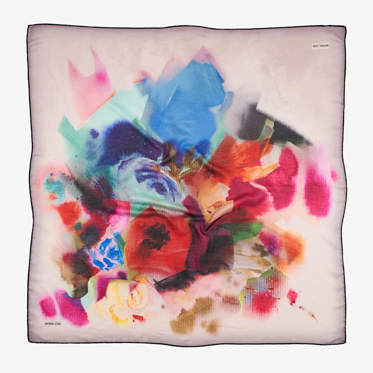 Monalisa Hand Stitched Digital Soft Cotton Dg-100 2838 Mix Package Scarf