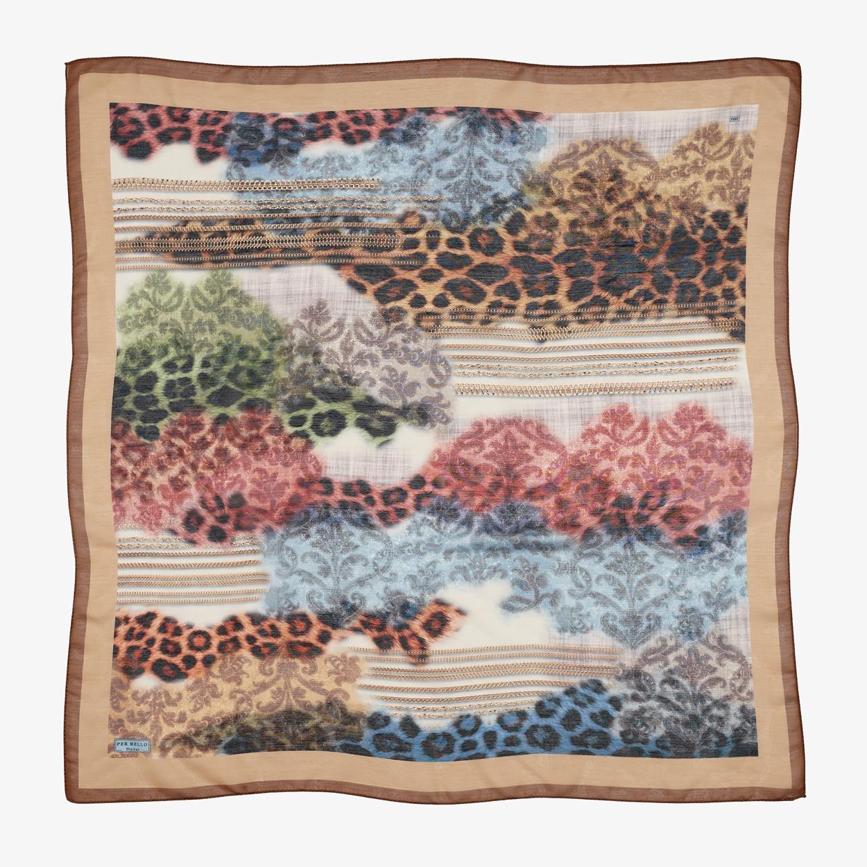Perbello Digital Coton Dg-100 3854 Mix Package Scarf