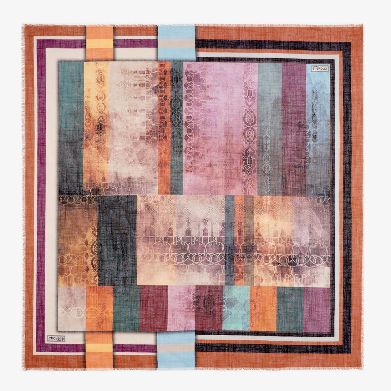 Chavelle Trend Digital Flamed Dg-100 1703 Mix Package Scarf