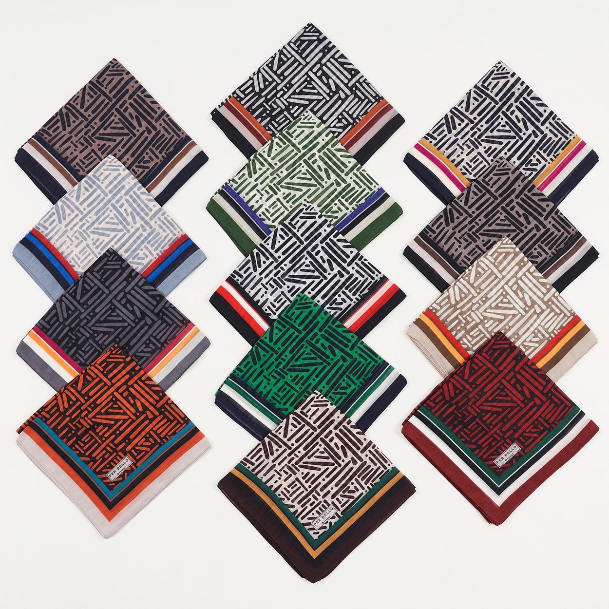 Perbello Digital Coton Dg-100 3776 Mix Package Scarf