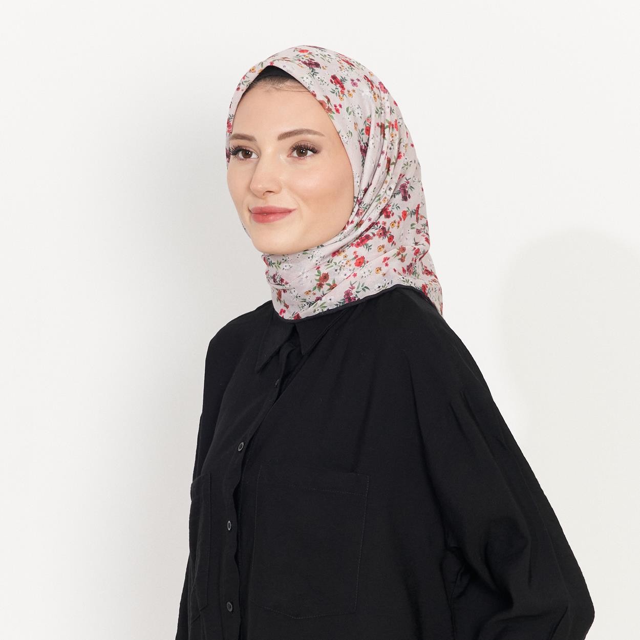 Monalisa El Dikişli Digital Soft Pamuk Dg-100 2750 Mix Paket Eşarp