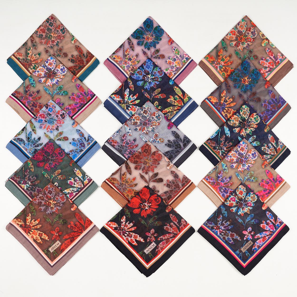 Sinem Dijital İndia Dg-100 6481 Mix Paket Tülbent