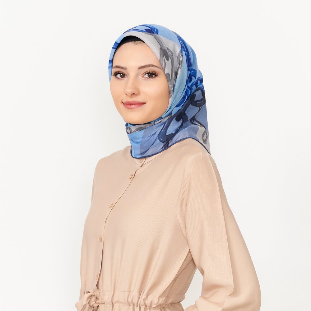 Monalisa El Dikişli Digital Pamuk Dg-100 1841 Mix Paket Eşarp