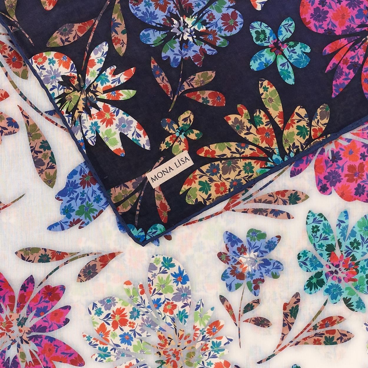 Monalisa Hand Stitched Digital Soft Cotton Dg-100 1812 Mix Pack-2 Scarf