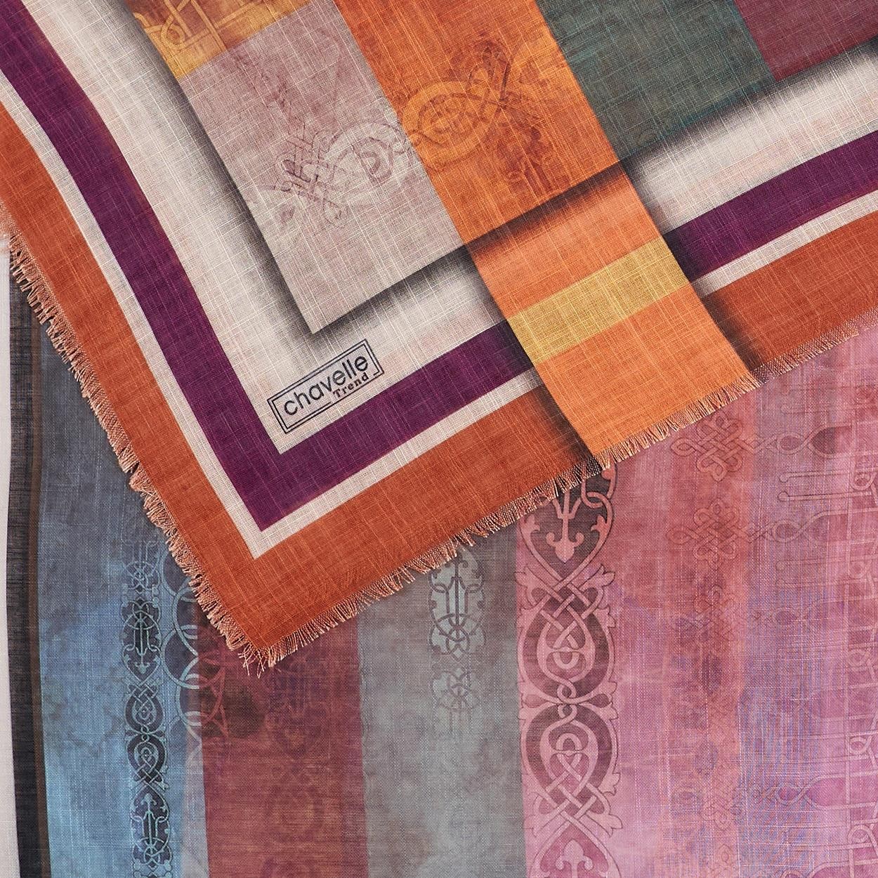 Chavelle Trend Digital Flamed Dg-100 1703 Mix Package Scarf