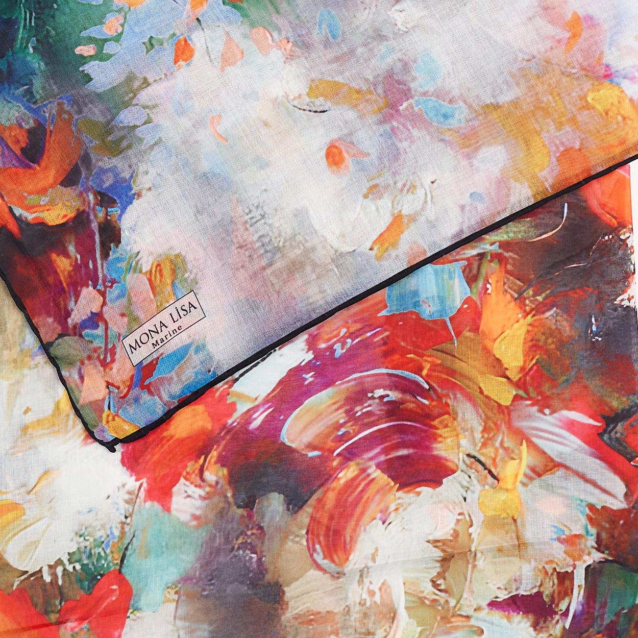 Monalisa El Dikişli Digital Marina Dg-100 5663 Mix Paket Eşarp