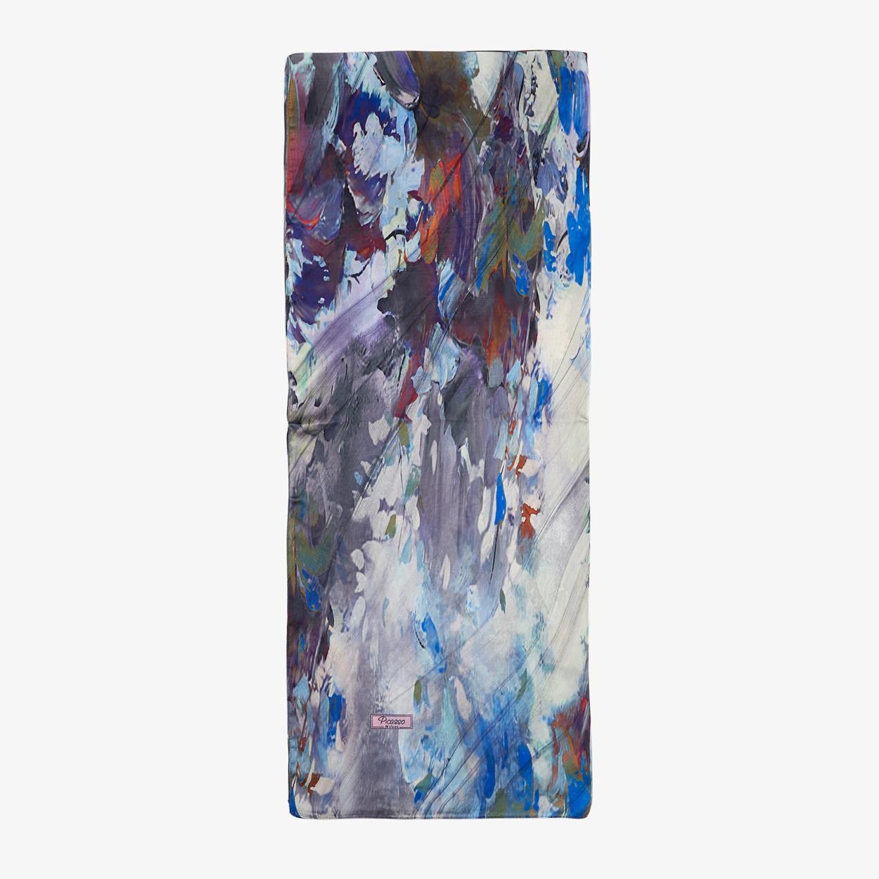 Picasso Hibrit Digital Saten Vual Dg-190 3004 Mix Paket Şal
