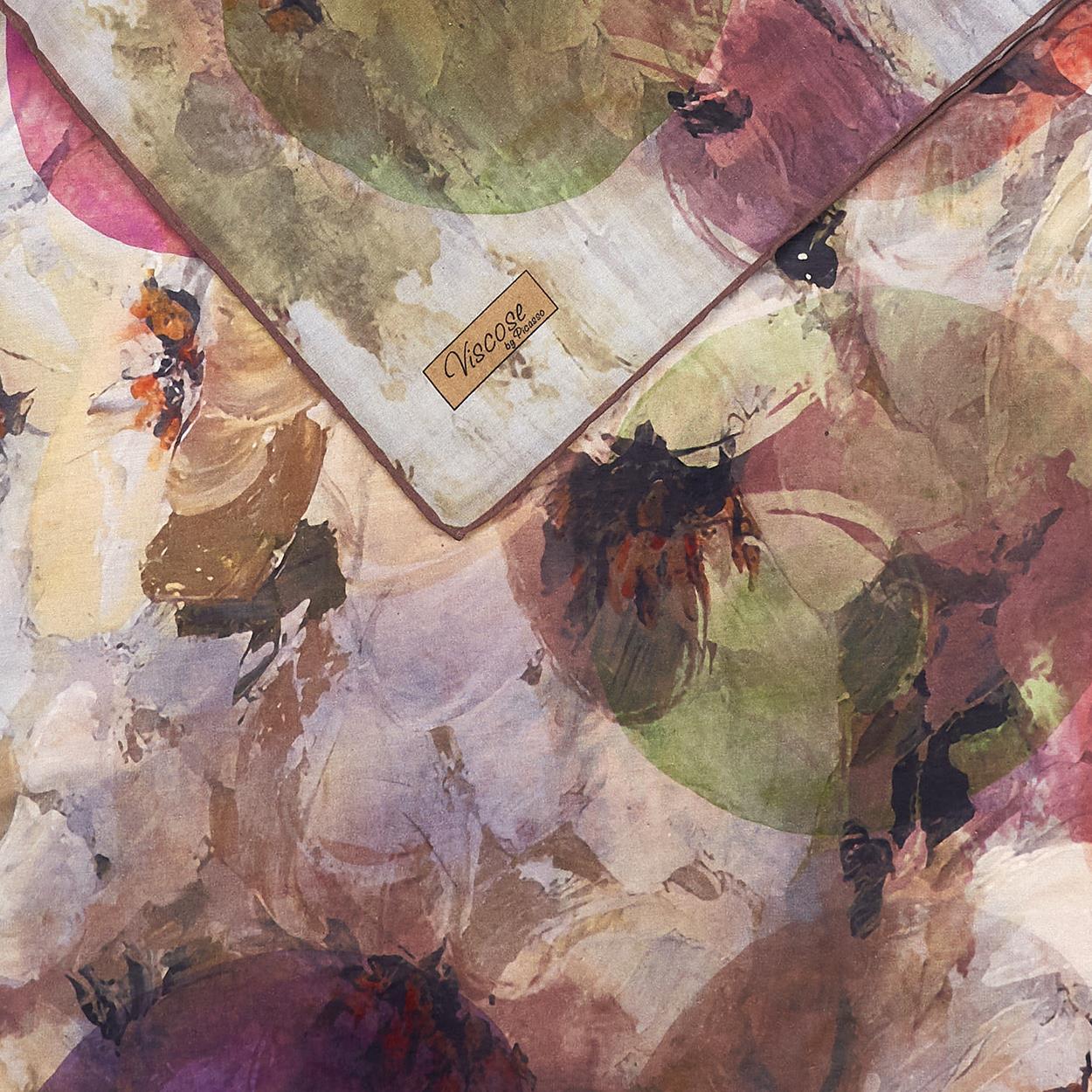 Picasso El Dikişli Hibrit Digital Viscose Dg-100 3142 Mix Paket Eşarp