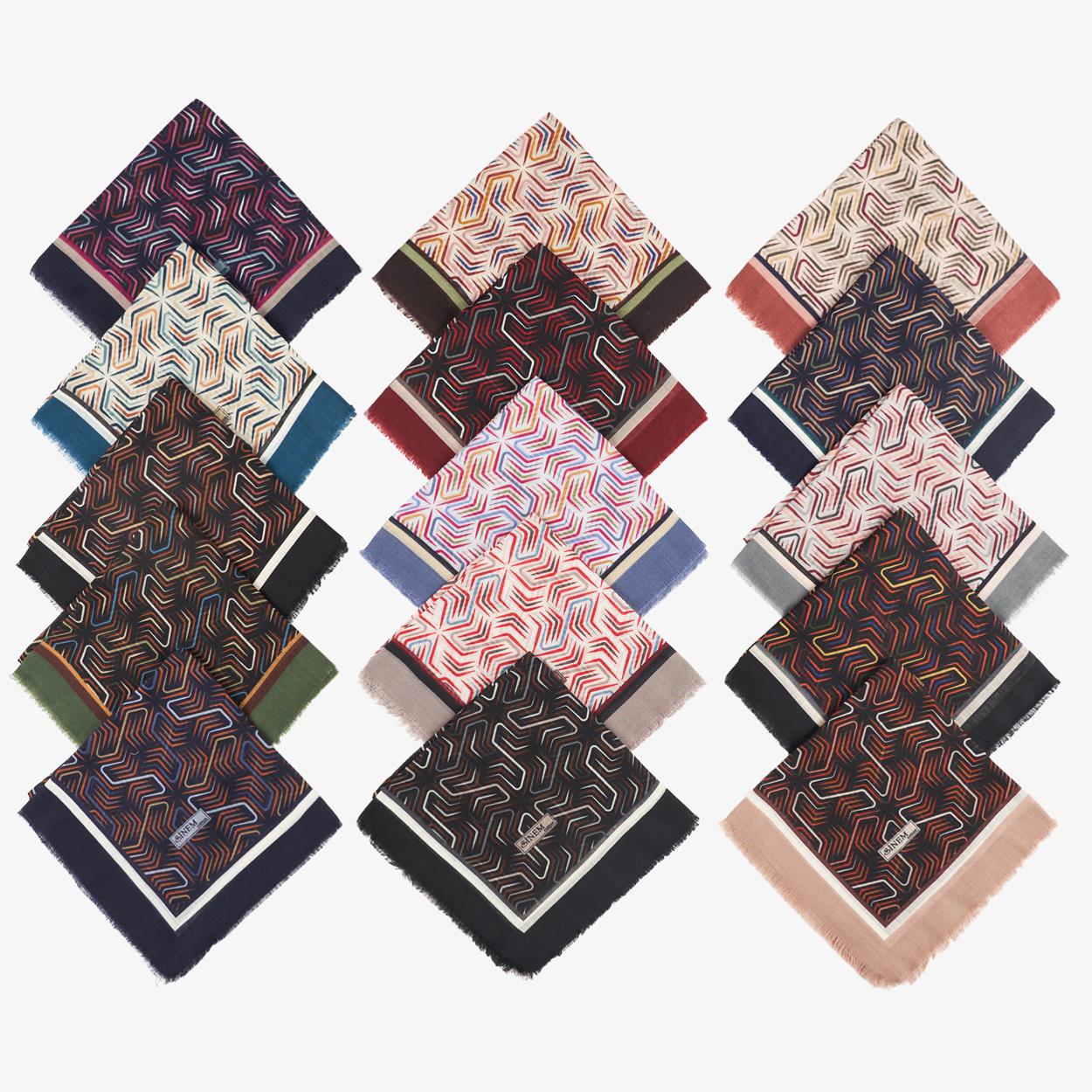 Sinem Flamlı Coton İndia Emp-100 BH60 Mix Paket Tülbent