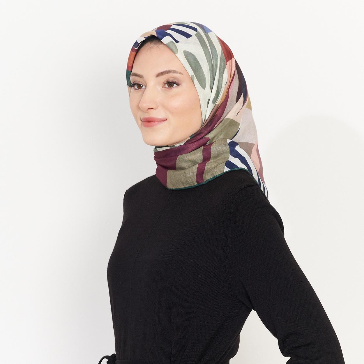 Picasso Hybrid Digital Jacquard Cotton Dg-100 2757 Mix Package Scarf