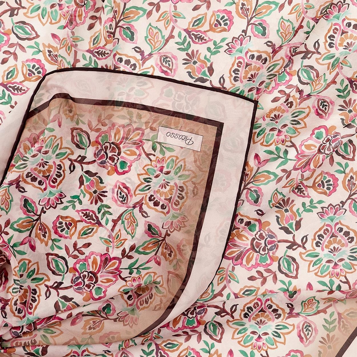 Сшитый вручную шарф Picasso Hybrid Digital Bursa Silk AT-100 3443 Mix Package
