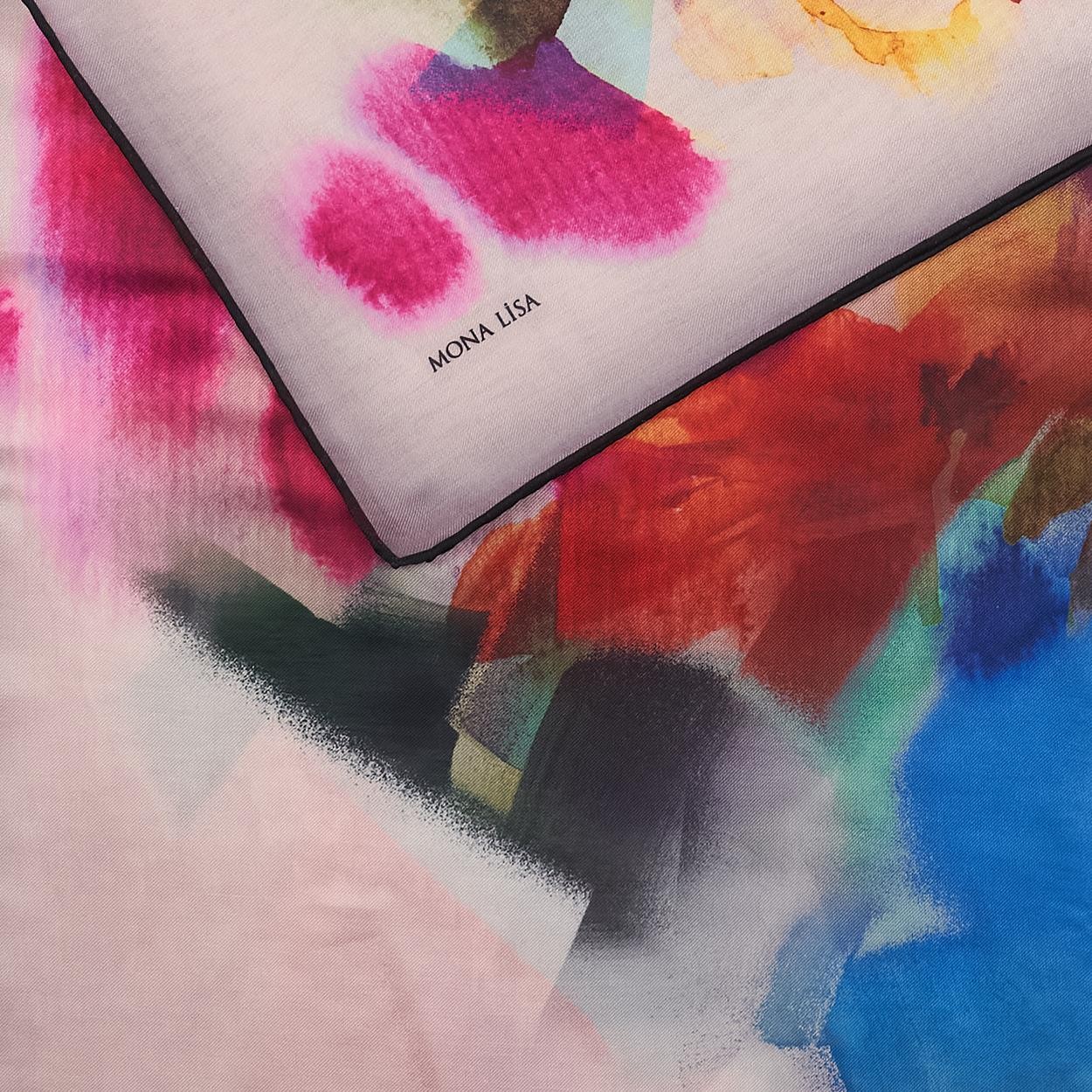 Monalisa Hand Stitched Digital Soft Cotton Dg-100 2838 Mix Package Scarf