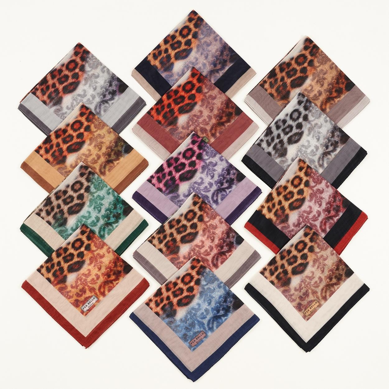 Perbello Digital Coton Dg-100 3854 Mix Package Scarf
