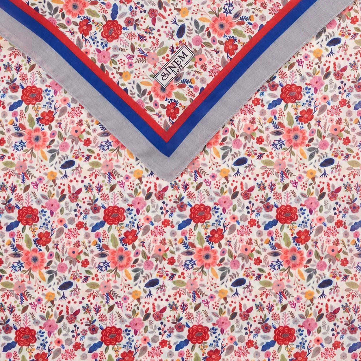 Sinem Digital Soft Cotton Dg-100 3536 Mix Package Scarf