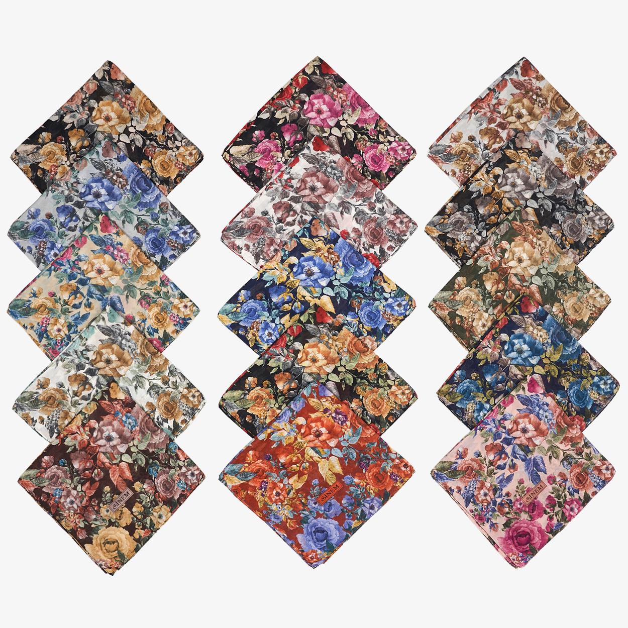 Sinem İndia Emp-100 BG02 Mix Paket Tülbent