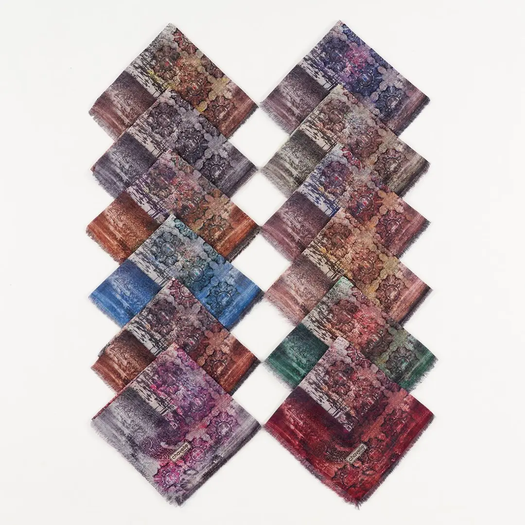 Chavelle Trend Digital Flamed Dg-100 3049 Mix Package Scarf