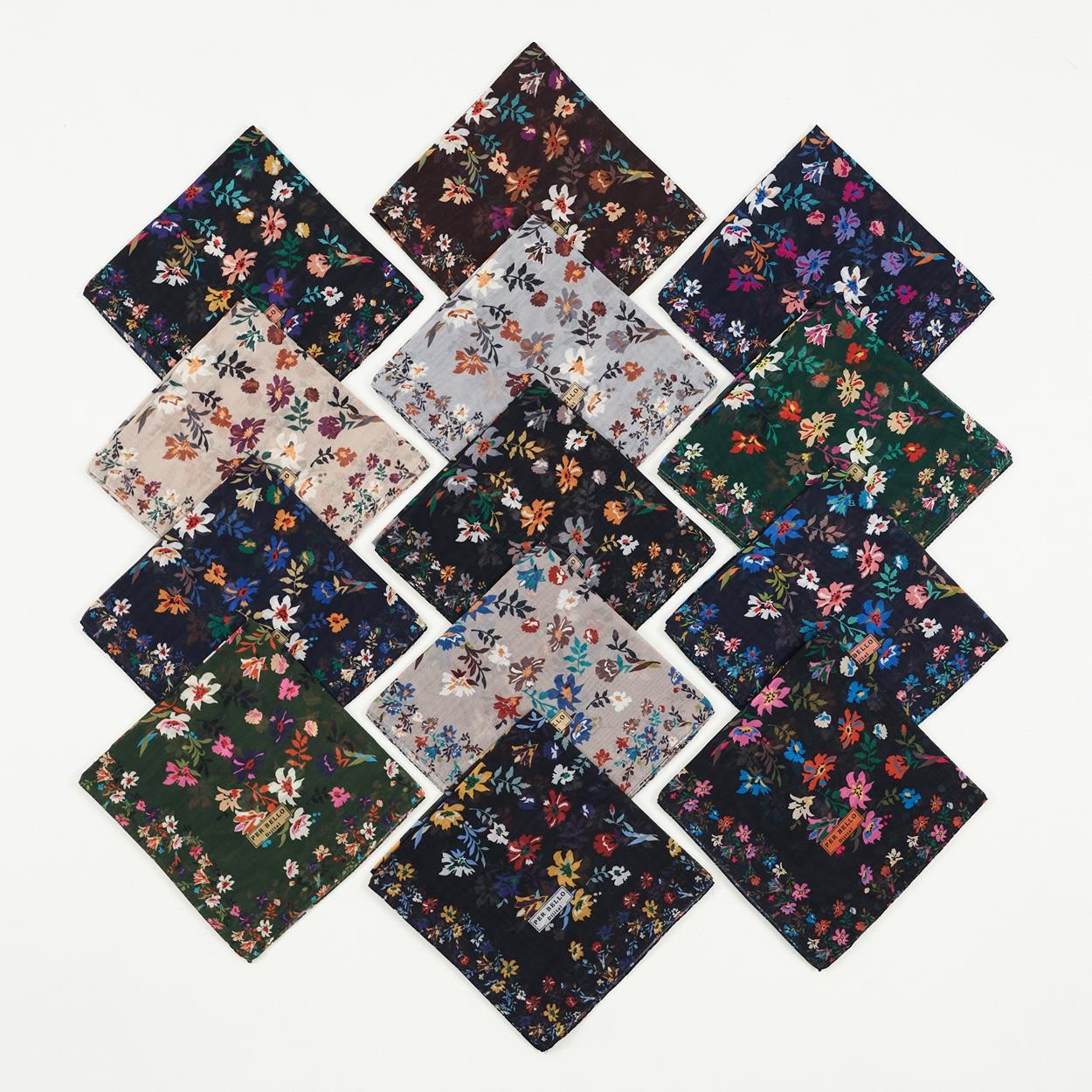 Perbello Digital Coton Dg-100 3888 Mix Package Scarf