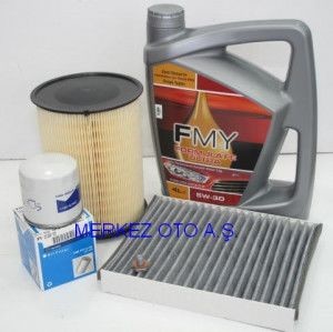 Yağ bakım seti 1.6 benzinli silindir hava filtreli